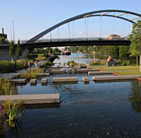 Wassertreppe, BUGA Heilbronn