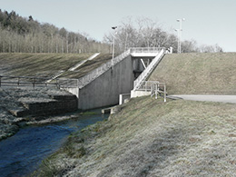 Hochwasserrückhaltebecken, Biberach